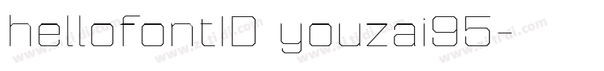 hellofontID youzai95字体转换